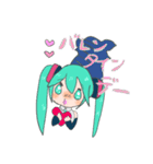 鏡音レンと初音ミクの季節のスタンプ秋＆冬（個別スタンプ：10）