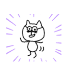 めがねねこ.（個別スタンプ：8）