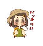 マキちゃん夏休みの巻！（個別スタンプ：1）