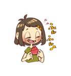 マキちゃん夏休みの巻！（個別スタンプ：8）