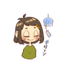 マキちゃん夏休みの巻！（個別スタンプ：9）