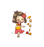 マキちゃん夏休みの巻！（個別スタンプ：30）