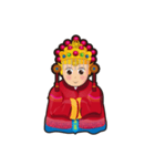 台湾の女性海神（個別スタンプ：5）