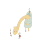 半目きりんさんの日常。（個別スタンプ：19）