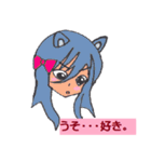 落書き風ねこスタンプ 第5弾（個別スタンプ：11）