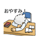 わりと諦めの早い博士と謎多き助手（個別スタンプ：17）