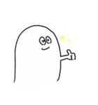 むくむくおばけ（個別スタンプ：4）