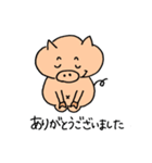 ブタのぶぅちゃん〜了解・ありがとうver.〜（個別スタンプ：28）