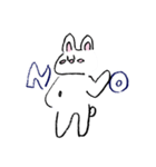 なんか変なうさぎさんスタンプ（個別スタンプ：8）