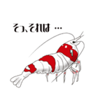 Red Bee Shrimp Sticker（個別スタンプ：9）