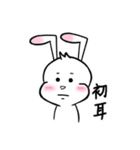 耳をピンと張る★ウサリコ（個別スタンプ：10）