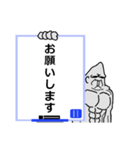 元ゴリラのスタンプその8 ホワイトボード（個別スタンプ：36）