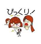 仲良し姉妹のご挨拶（個別スタンプ：22）