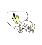 タピオカとおんなのこ（個別スタンプ：14）