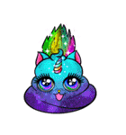 Unicorns Rainbow ウンチ Cat（個別スタンプ：5）