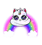 Unicorns Rainbow ウンチ Cat（個別スタンプ：21）