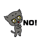黒猫ハンサム君（個別スタンプ：25）