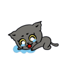 黒猫ハンサム君（個別スタンプ：36）