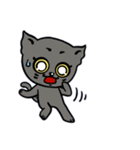 黒猫ハンサム君（個別スタンプ：37）