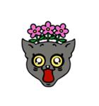 黒猫ハンサム君（個別スタンプ：40）