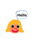 a girl-a（個別スタンプ：1）