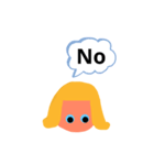 a girl-a（個別スタンプ：4）