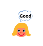a girl-a（個別スタンプ：6）