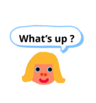 a girl-a（個別スタンプ：7）