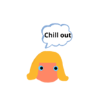 a girl-a（個別スタンプ：10）
