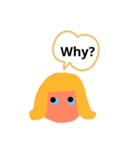 a girl-a（個別スタンプ：11）