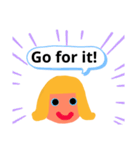 a girl-a（個別スタンプ：14）