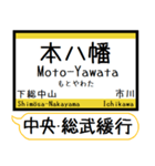 中央・総武緩行線2 駅名 シンプル＆いつでも（個別スタンプ：12）