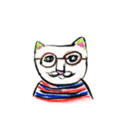 White beachの猫たち（個別スタンプ：2）