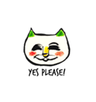 White beachの猫たち（個別スタンプ：6）