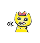 White beachの猫たち（個別スタンプ：8）