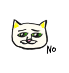 White beachの猫たち（個別スタンプ：10）