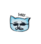 White beachの猫たち（個別スタンプ：11）