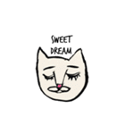 White beachの猫たち（個別スタンプ：14）