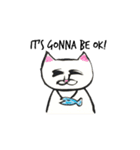 White beachの猫たち（個別スタンプ：21）