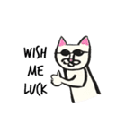 White beachの猫たち（個別スタンプ：27）