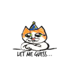 White beachの猫たち（個別スタンプ：30）