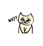 White beachの猫たち（個別スタンプ：33）