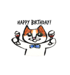 White beachの猫たち（個別スタンプ：39）