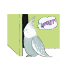 WF オカメインコのスタンプ 向かってます編（個別スタンプ：5）