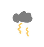 お天気マークスタンプ（個別スタンプ：6）