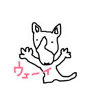 bull terrierのラリーさん2（個別スタンプ：1）