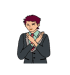 働く男性シリーズ：ヤングマン JW（個別スタンプ：7）