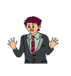 働く男性シリーズ：ヤングマン JW（個別スタンプ：8）