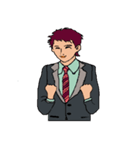 働く男性シリーズ：ヤングマン JW（個別スタンプ：9）