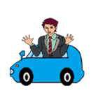 働く男性シリーズ：ヤングマン JW（個別スタンプ：19）